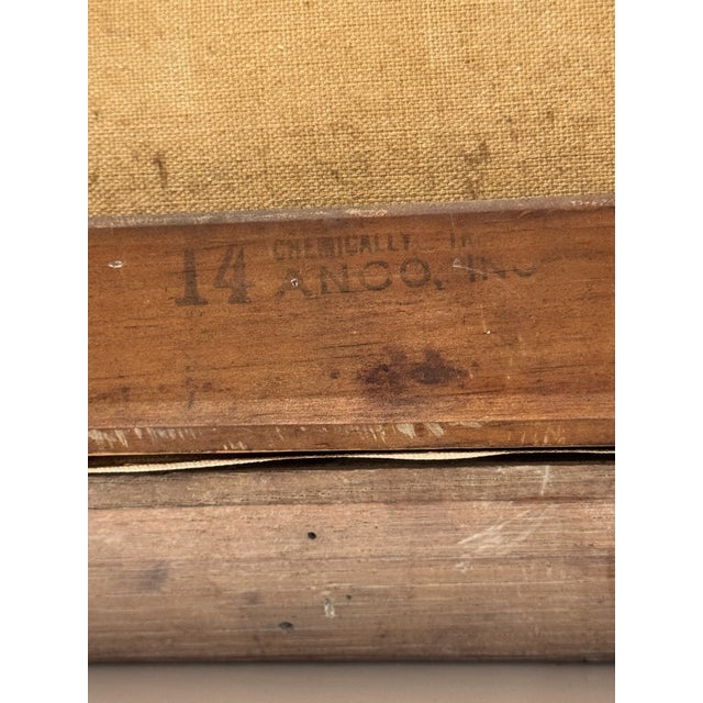 Mid 20th Century Portrait Painting Attributed to Nicolas De Molas Oil on Canvas Framed For Sale In Atlanta - Image 6 of 7