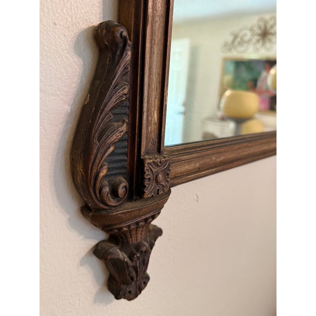 Antique American Victorian Pier Mirror With Figural Genre Scene Panel, Circa 1870–1890 For Sale - Image 10 of 10