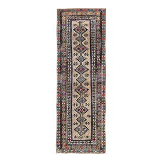 Vintage Decorative Herki Runner For Sale