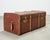 Art Deco Early 20th Century Art Deco Canvas and Bentwood Steamer Trunk For Sale - Image 3 of 18