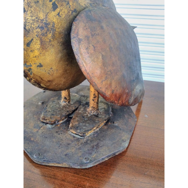 Brutalist Mid 20th Century Gilted Brutalist Pelican Ashtray For Sale - Image 3 of 5