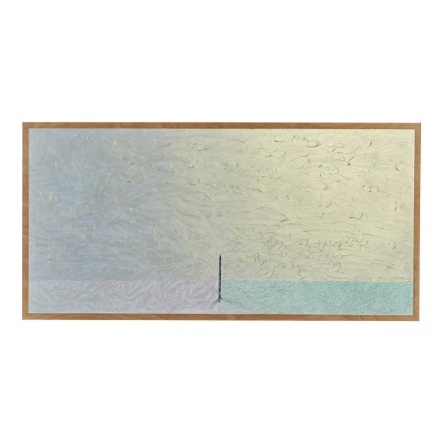 Bob Matheny Abstract Painting With Pencil For Sale