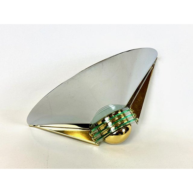 Gold Vintage Model 8899/01 Sconce by Simon & Schelle for Hustadt Leuchten, 1980s For Sale - Image 8 of 10
