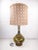 Midcentury Modern Smoked Glass Kerosene Lantern Inspired Table Lamp For Sale - Image 11 of 16