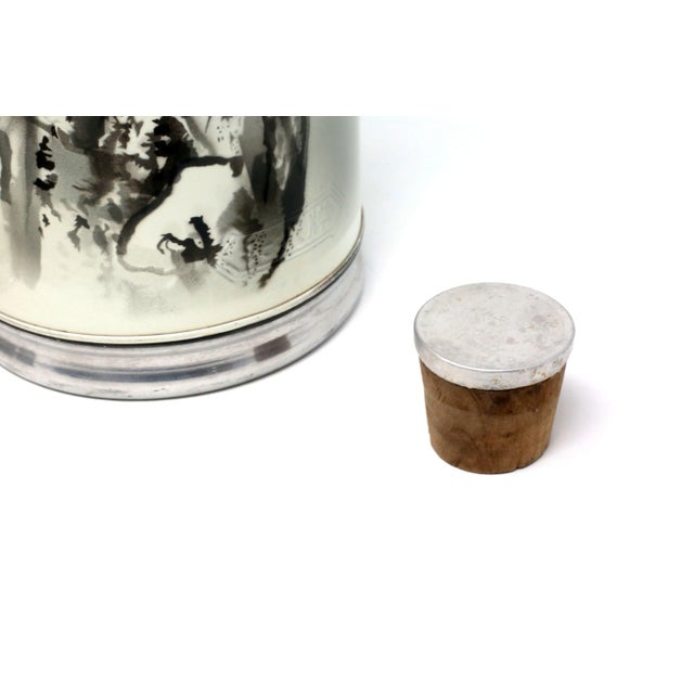 Goliath 15" Tall Vintage Aluminum Chinese Thermos For Sale - Image 10 of 13