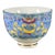 Vintage Famille Rose Porcelain Teacup – Floral & Buddhist Emblem Motif, Qianlong Mark For Sale