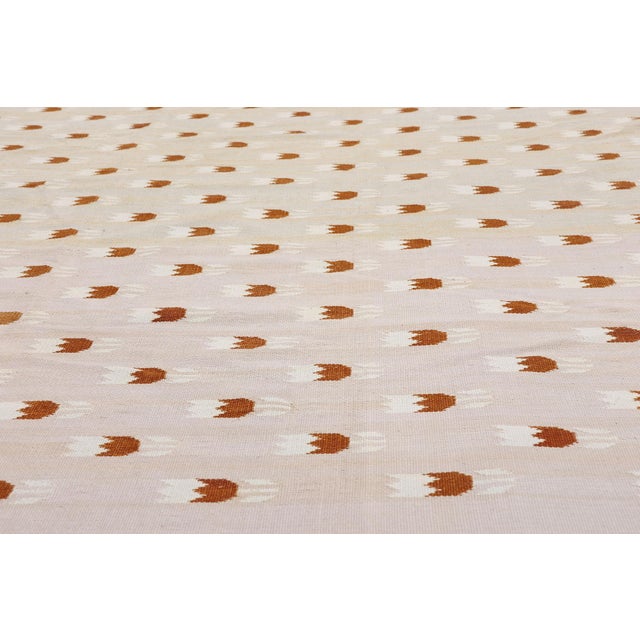 Late 20th Century Vintage Indian Dhurrie Rug, 05'00 X 08'08 For Sale - Image 5 of 10