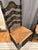 Set of 2 Vintage Ladder-Back Chairs in Hitchcock Manner For Sale - Image 4 of 7