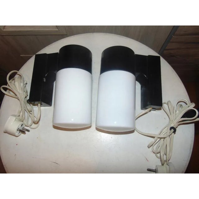 Wall lamp, sconce, lamp, Napako, vintage 60-70, price for 1 piece, dimensions: height 19 cm, depth 15 cm, diameter 9 cm....