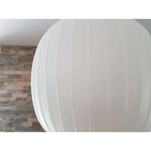 White Bologna Pendant Lamp by Aloys Gangkofner for Peill & Putzler, 1950s For Sale - Image 8 of 18