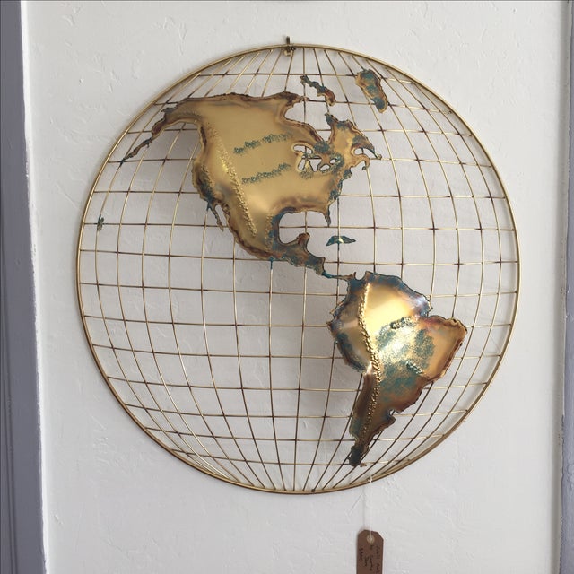 C. Jeré Globe Wall Sculptures A Pair Chairish