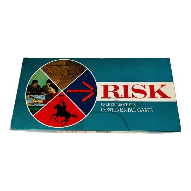 Vintage Risk Board Game Board Wall Decor Man Cave For Sale
