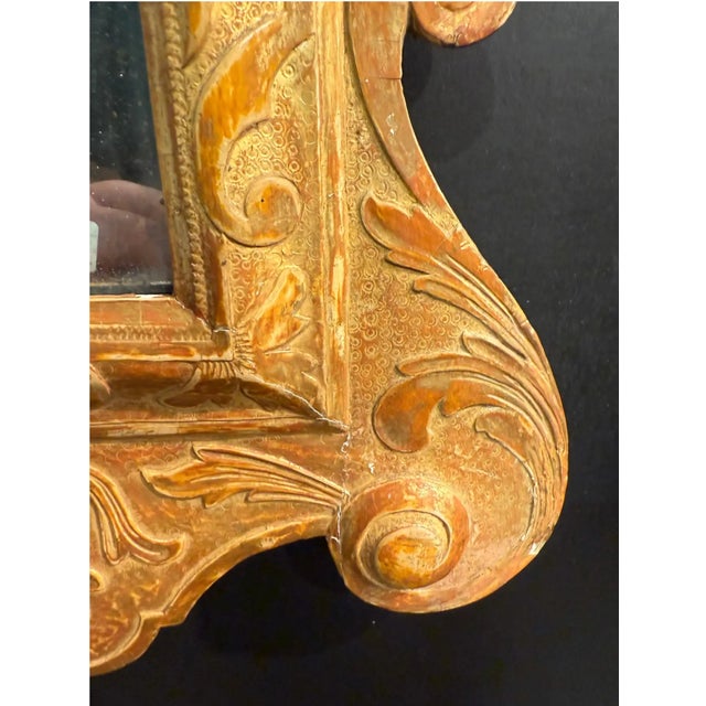 English Fine 18th Century English Giltwood Mirror For Sale - Image 3 of 5