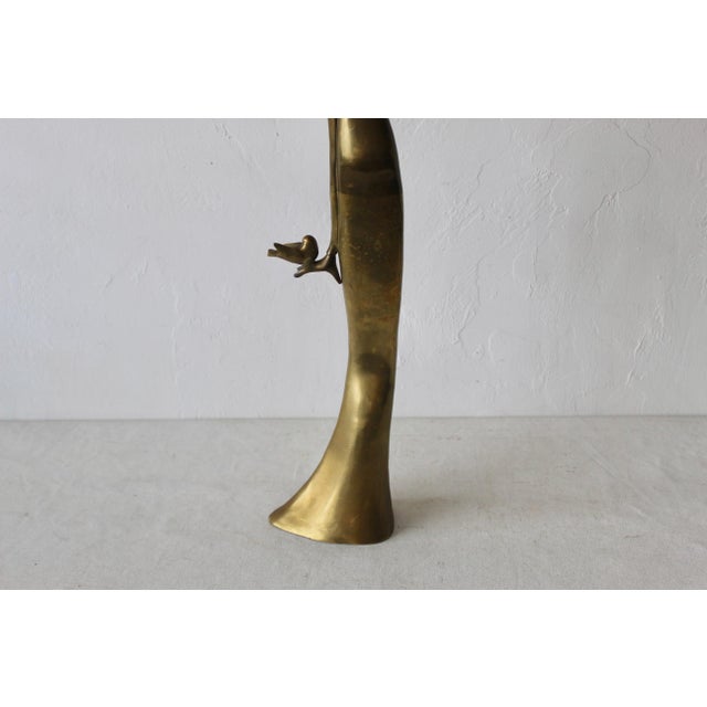 Dolbi Cashier Brass Art Deco 50's Fashion Lady Sculpture Vintage Mid Century For Sale - Image 12 of 12