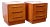 G-Plan "Fresco" Teak Pair of 3 Drawer Nightstands For Sale