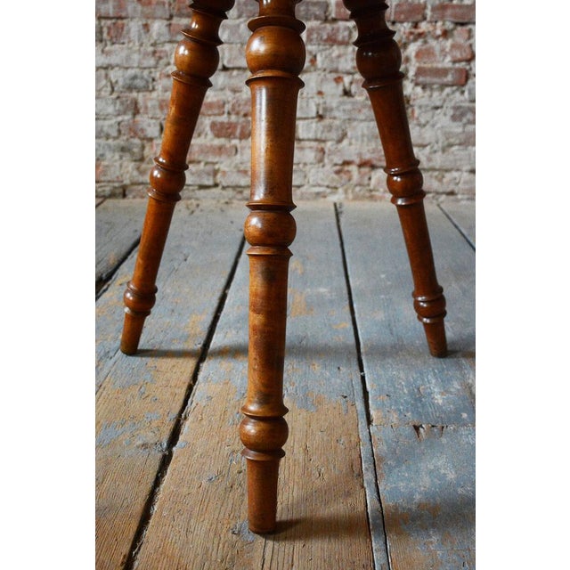 Biedermeier Coffee Table in Cherry and Walnut, 1870s For Sale - Image 3 of 12