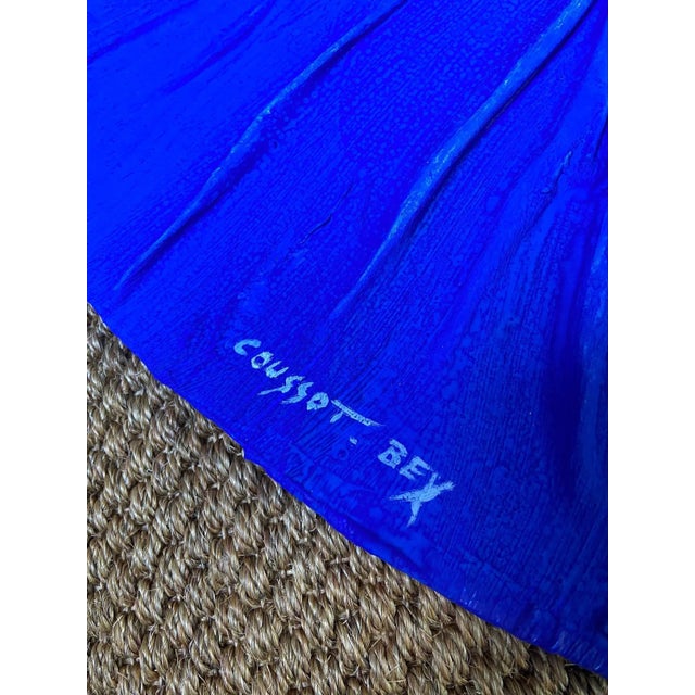 Patrick Coussot Bex - K Blue circle Acrylic on canvas Sign D80xP1cm 2021 This piece is attributed to the mentioned...