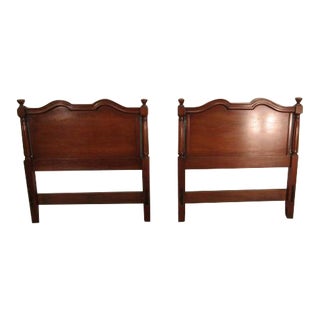 Kindel Pair of Solid Cherry Twin Size Headboards For Sale