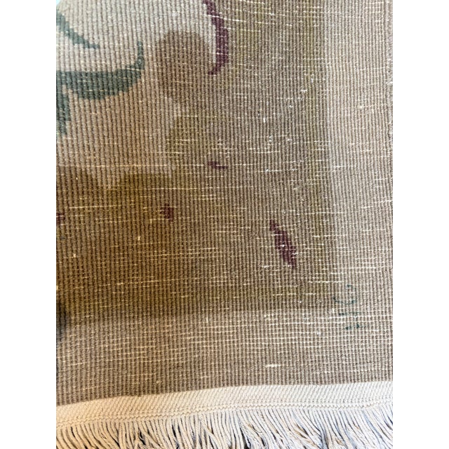 French Vintage Chinese Carpet For Sale - Image 3 of 3