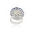 18k Gold Vintage 10.96 Carat Cocktail Ring Size 5 - Fire Opal & Royal Blue Sapphires For Sale - Image 10 of 18