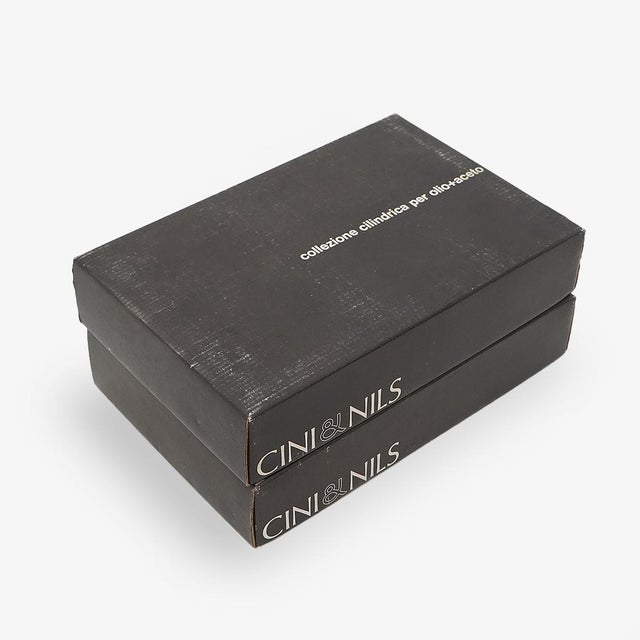 Cylindrical Oil and Vinegar Set by Studio Opi for Cini and Nils, 1970s, Set of 2 For Sale - Image 11 of 14