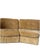 Beautiful 1970s modular sectional sofa in dark beige corduroy. This German classic consists of 6 individual elements — 3...