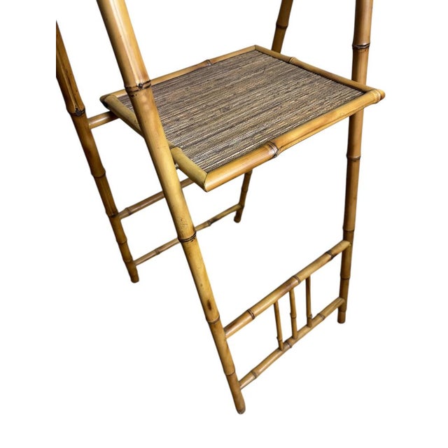 Bamboo Psyche Mirror, 1970 For Sale - Image 11 of 14