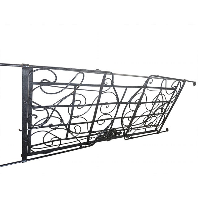 Antique Iron Folding Bed For Sale - Image 9 of 10