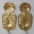 Gold Brass Blakers, 1900s, Set of 2 For Sale - Image 8 of 8