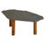Vintage French Slate Top Coffee Table with Three Wooden Legs For Sale - Image 16 of 18