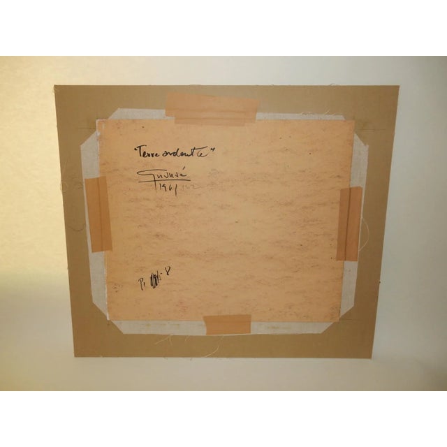 Mid-Century Modern Antonio Guanse' Original Abstract Painting For Sale - Image 3 of 8