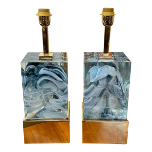 Murano Glass Block Lamps
