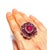 Cluster Multi Color Fancy Gems from Sri Lanka Ruby - 6 Carat Amethyst - 9 Carat White Topaz - 1 Carat This Ring is from...