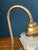 Brass Antique Brass Desk Lamp With Frosted Glass For Sale - Image 8 of 18