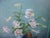 Vera Fromburg, Delicate Flowers, 1960s, Oil on Canvas For Sale - Image 7 of 14