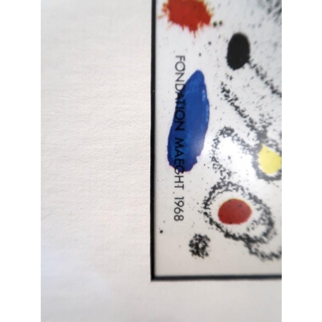 Joan Miró, Fondation Maeght, 1968, Lithograph, Framed For Sale - Image 3 of 5