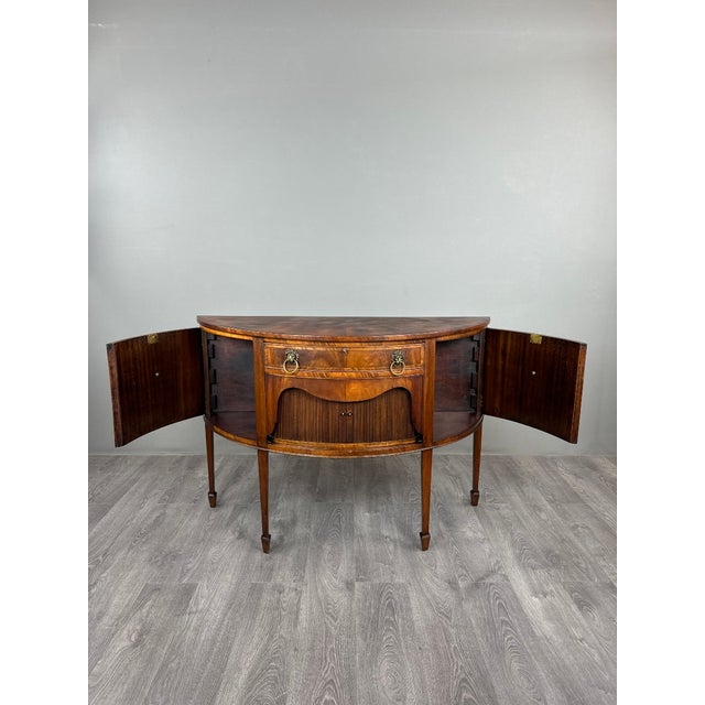 19th Century 19th Century Louis XVI Half-Moon Buffet For Sale - Image 5 of 13
