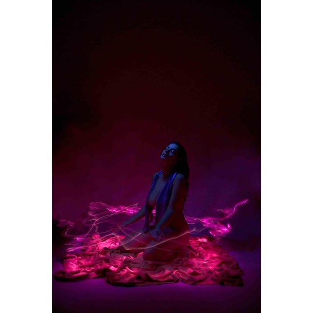 Roberto Vignoli, Nude Manuela 4, 2006, Light Painting Technique For Sale