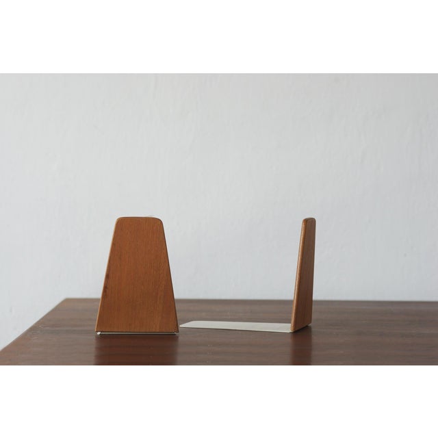 Mid-Century Modern Teak Bookends by Kai Kristiansen, 1960s, Set of 2 For Sale - Image 4 of 4
