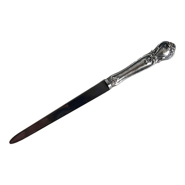 Vintage Sterling Silver Handled Letter Opener For Sale