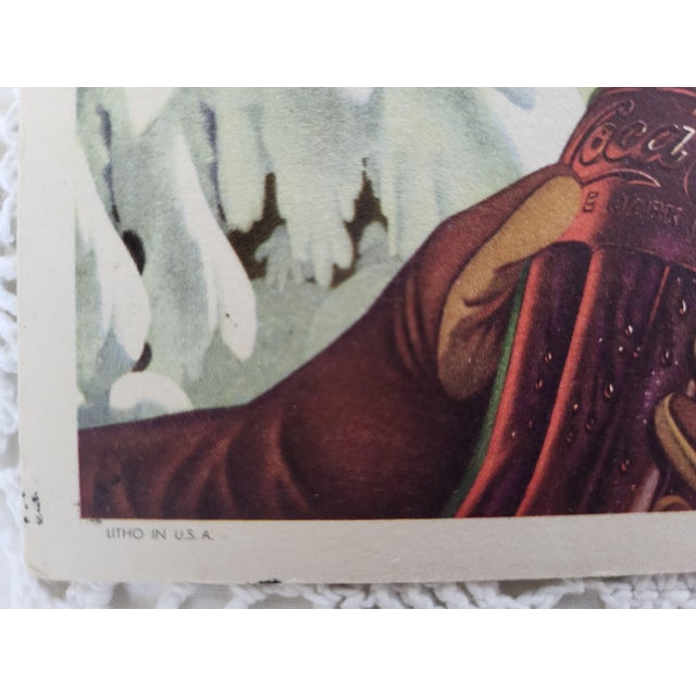 1947 Coca Cola Coke Blotter For Sale - Image 4 of 5