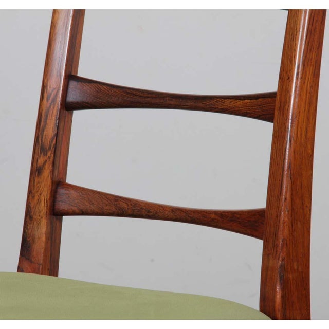 Vintage Scandinavian Chairs in Rosewood by Niels Koefoed for Koefoeds Møbelfabrik, 1960, Set of 4 For Sale - Image 6 of 7
