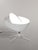 Mid-Century Modern White Saturn Table Lamp from Serge Mouille For Sale - Image 3 of 7