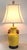 Restored Vintage Chinese Crackled Yellow Porcelain Table Lamps - A Pair For Sale - Image 12 of 14