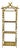 Italian Faux Bamboo Leopard Tole Etagere For Sale