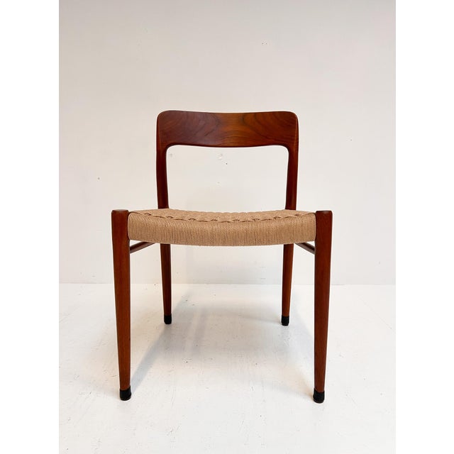 Vintage Model 75 Chairs by Niels Møller for J.L. Møllers, 1960s, Set of 4 For Sale - Image 6 of 18