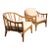 Pr. McGuire Bamboo Lounge Chairs Made in San Francisco C 1970's For Sale