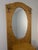Pine Dressing Table with Art Nouveau Mirror The dressing table is made of pine. The entire unit is seamless and connected...