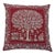 Morris Tree Red Tapestry Cushion With Feather Filler - 46x46cm (18"x18") For Sale