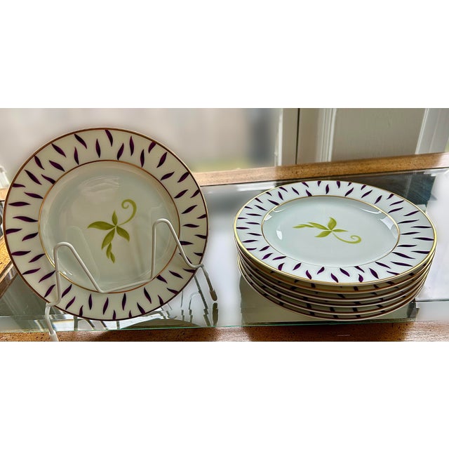 Bernardaud Bernardaud Frivole Limoges Bread Plates - Set of 7 For Sale - Image 4 of 9
